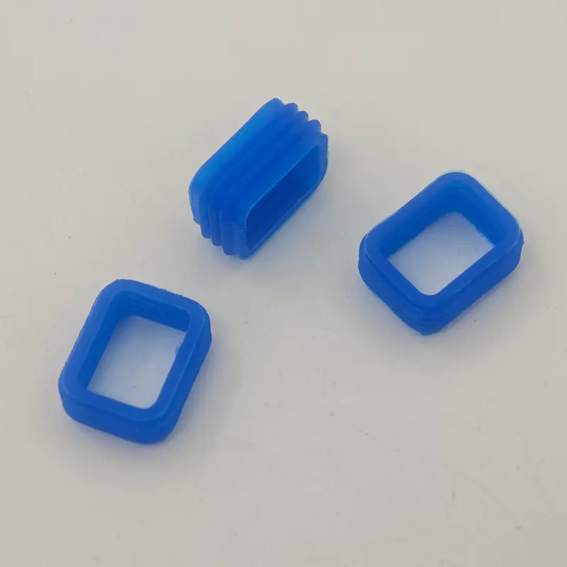 Blå 3 -vejs silikone gummi stik